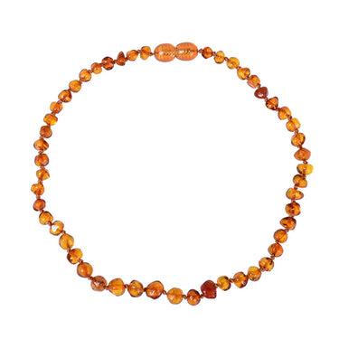 Baltic Amber Necklace w/ Chakra Stones